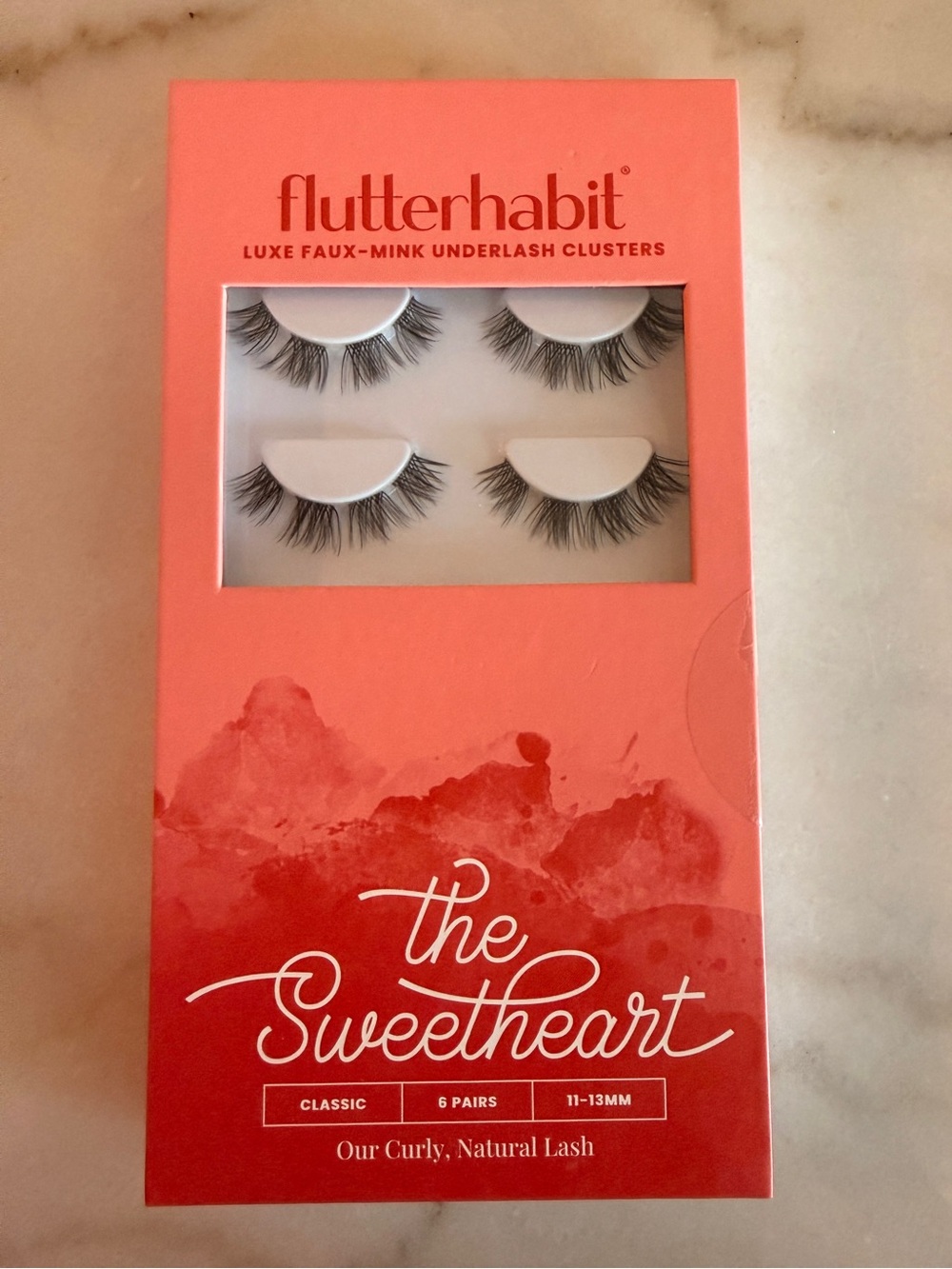 Futterhabit The Sweetheart Luxe Faux-Mink Underlash Clusters — 6 pairs
